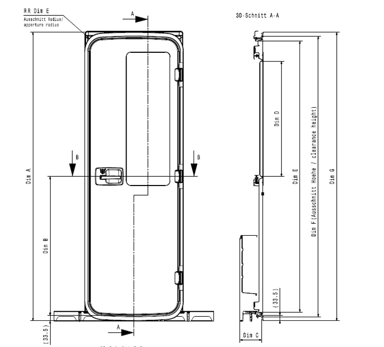 房車車門詳情圖7 房車專用車門